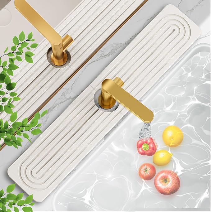 24'' Longer Faucet Mat for Kitchen Sink Stone Faucet Mat for Kitchen Sink - Image 8