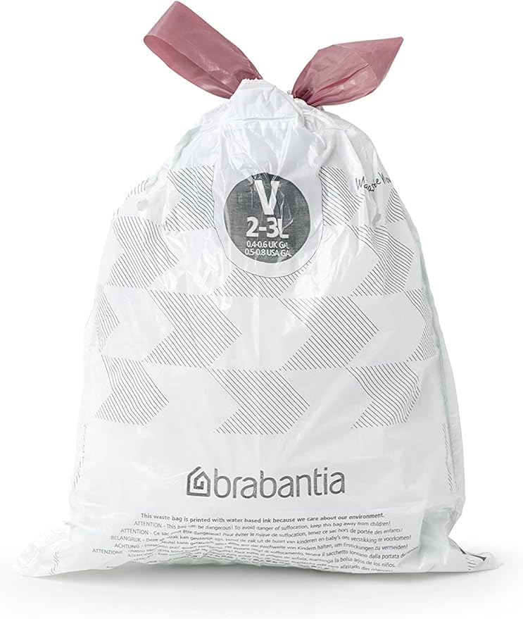Brabantia PerfectFit Trash Bags Thick Plastic Trash Can Liners - Image 5