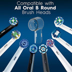 6 Pack Toothbrush Heads Dustproof Cover Compatible - Image 2