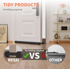 Door Draft Stopper for Bottom of Door, Upgraded Under Door Gap Filler for Big - Image 5