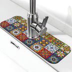 Talavera Mexican Tiles Mexico Kitchen Sink Splash Guard Faucet Mat Super by Unknown