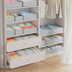 DIMJ Drawer Organizer Clothes Storage- 18 Pack Baby Dresser Organizer - Image 4