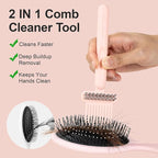RHOS 2-in-1 Hair Brush Cleaner and Remover Tool - Image 2