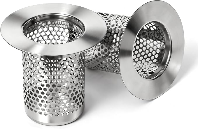 Bathroom Sink Drain Strainer, 304 Stainless Steel Hair Catcher by Unknown