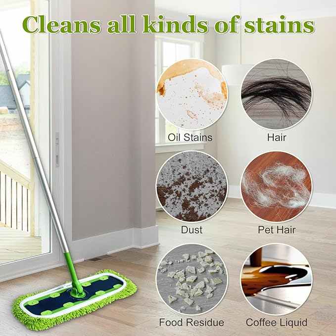 XL Mop Pads Compatible with Swiffer XL Sweeper, X-Large Dry Sweeping Cloths - Image 3
