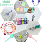 Motiloo Reusable Magnetic Cable Ties, Silicone Magnet Twist Tie - Image 3