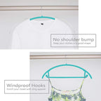MIZGI Premium Velvet Hangers 50 Pack Heavyduty- Non Slip No Shoulder Bump Suit - Image 4