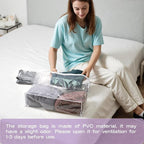 5PACK Clear Zippered Storage Bag - Image 7