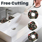 Forest Mushroom Mushrooms Leaves Flowers Kitchen Sink Splash Guard Faucet Mat - Image 3