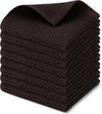 Kitinjoy 100% Cotton Kitchen Dish Cloths, 8 Pack Waffle Weave Ultra Soft by Kitinjoy