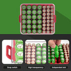 ALCYON Battery Organizer Storage Case, Battery Vault Box Container - Image 2