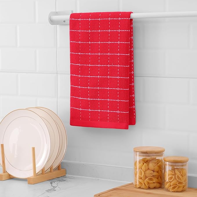 Mordimy 100% Cotton Terry Cloth Kitchen Towels, Super Soft and Absorbent Dish - Image 8