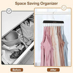 TOPIA HANGER Bra Hanger for Closet, 2 Pack Tank Top Hangers 40 Hooks Capacity - Image 3
