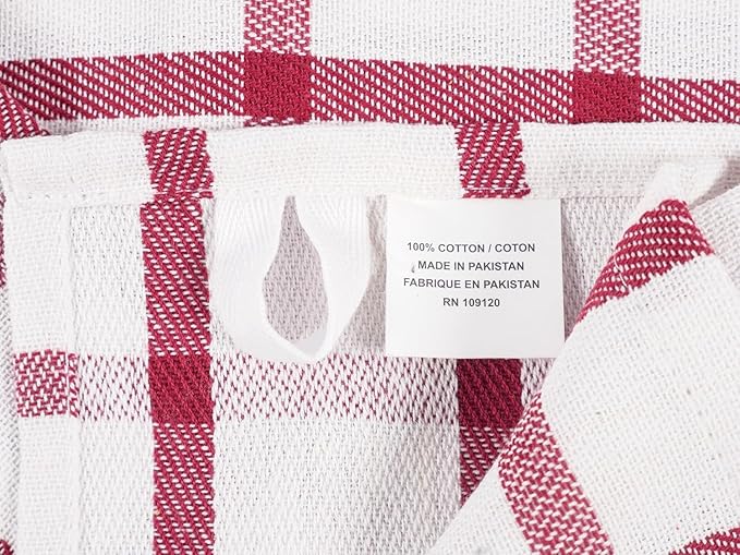 KAF Home Premium Kitchen Towels, Large 100% Cotton, Flat & Terry Absorbent Dish - Image 4