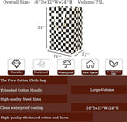 Waterproof Laundry Hamper Collapsible Laundry Basket Leather Handle Laundry Bag - Image 2