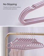 SONGMICS Slim Velvet Hangers, Non-Slip Clothes Hangers - Image 3