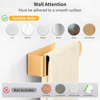 Self Adhesive Hand Towel Holder Rose Gold, 8 Inch Towel Holder - Image 6