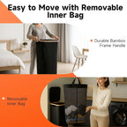 26 Gall/100L Foldable Laundry Hamper - Image 3