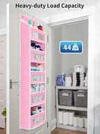 JARLINK 2 Pack Over The Door Organizer Storage, 5 Shelf Hanging Door Organizer - Image 6