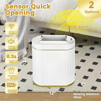 ELPHECO Bathroom Trash Can - Image 7