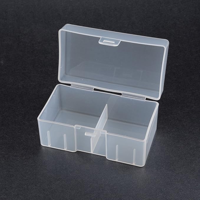 uxcell Hard Plastic Large Battery Storage Box Holder Organizer Protective - Image 2