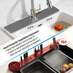 Faucet Mat for Kitchen Sink, Diatomite Stone Drying Mat & Sink Protector - Image 2