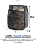 Mesh Clothespin Bag for Clothesline Outdoor, Clothes pin Bag - Image 2