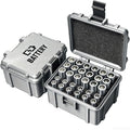 Battery Storage Case for 12 AA and 18 AAA Battery, 3D Printing PETG Waterproof by SWHC
