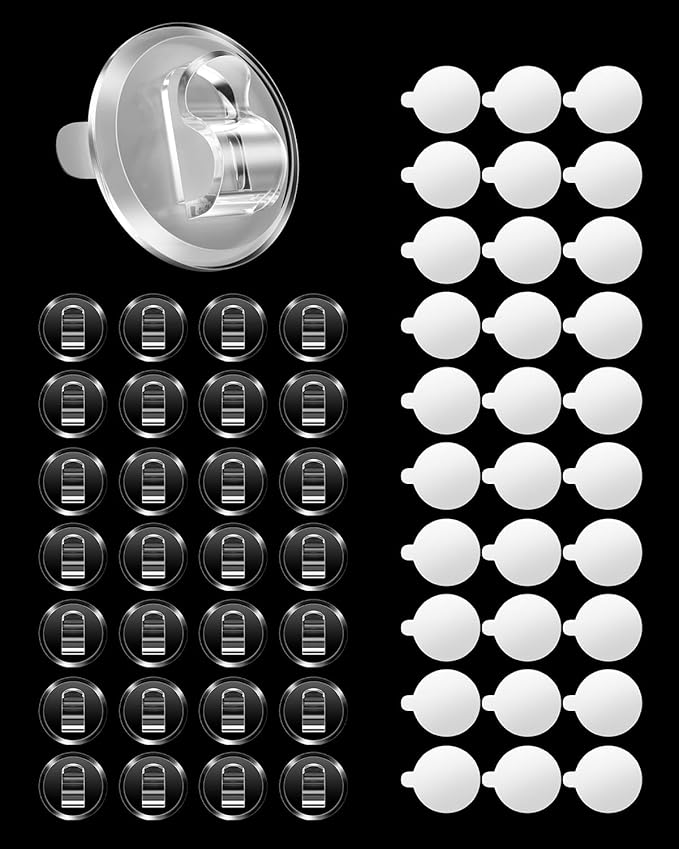 100 Clear Mini Light Clips: Small Hooks - Image 5