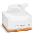Face Towels, Facial Towels, 25 Ct Disposable Face Towel, 9.8"X9.8"Face Cloths by LUXU