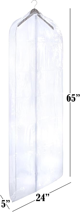 Handy Laundry Clear Vinyl Gown Bag - Image 2