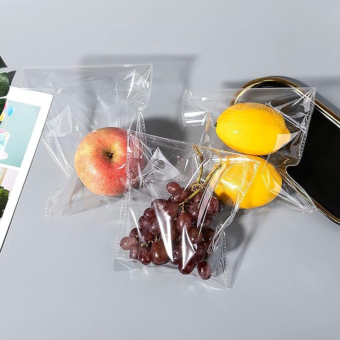 Self Sealing Cellophane Bags Self Adhesive, 8x11 Inch 100 Pcs Clear Resealable - Image 4