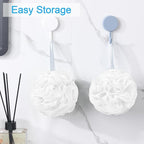 AmazerBath Loofah Sponge 60g/Piece, Exfoliating Bath Sponge Body Scrubber - Image 6