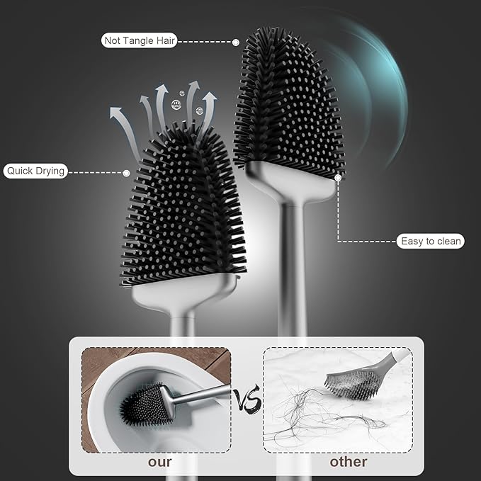 Sellemer Toilet Brush and Holder Set - Image 3