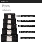 Comforter Storage Bags Pack of 2, Pillow Beddings/Blanket Clothes Organizer - Image 6