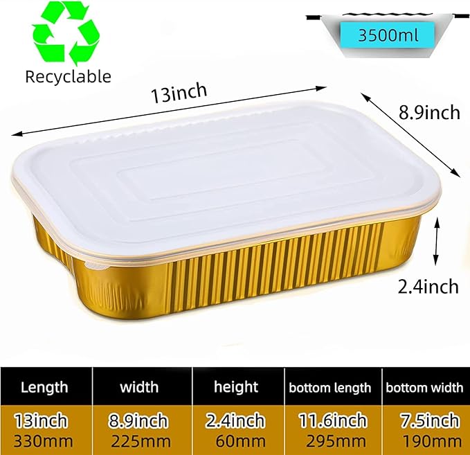 Gold Aluminum Foil Baking Pans - Image 3
