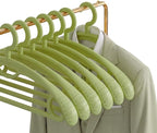 Plastic Clothes Hanger, Extra Thick Plastic Wide Shoulder Adult 360 Degrees by GEMWONDER
