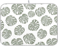 Green Palm Monstera Leaves Dish Drying Mat by BOENLE-WELCOMEYOURCOMING