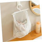2pcs Mesh Bag with Hook Hanging Laundry Bags Multi-functional Mesh Bags - Image 5