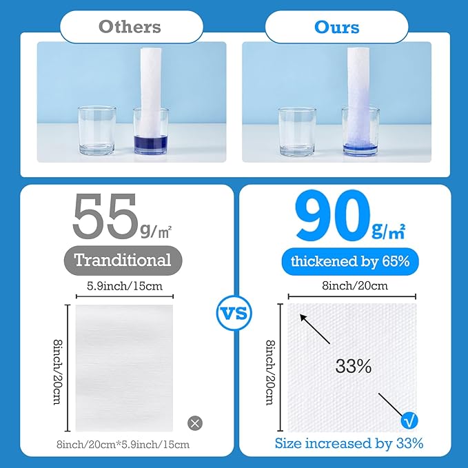 matern'ella Hanging Dry Wipes 166 Counts Face Towel Washcloth Facial Cleansing - Image 3