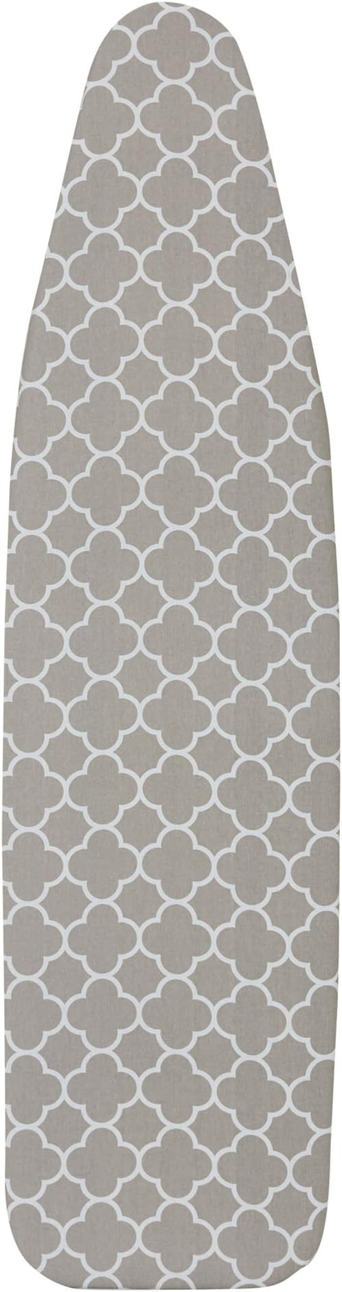 Household Essentials 80098 Ironing Board Cover | 100% Cotton | Gray Trellis by HouseholdEssentials