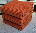 Kitchen Hand Towels: Maroon Rust 100% Cotton Cloth Soft Cleaning Drying Dished - Image 6