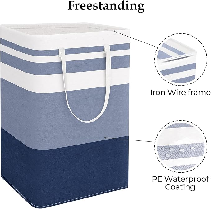 StorageRight Laundry Basket Hamper Large Collapsible Laundry Hamper - Image 3