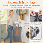 Lifewit 145L Large Laundry Basket - Image 6