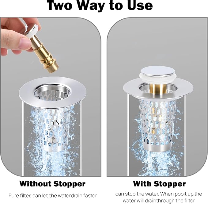 Bathroom Sink Drain Stoppers - Image 2