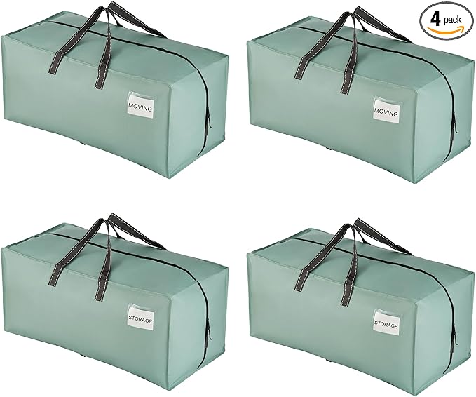 VENO 4 Pack Heavy Duty Moving Bags by Veno