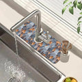 Abstract Mountain Sink Faucet Absorbing Mat Mountain Landscape Super Absorbent by Unknown