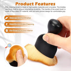 Car Interior Detailing Brush, Curved Design Car Cleaning Brush Dust Collectors - Image 3