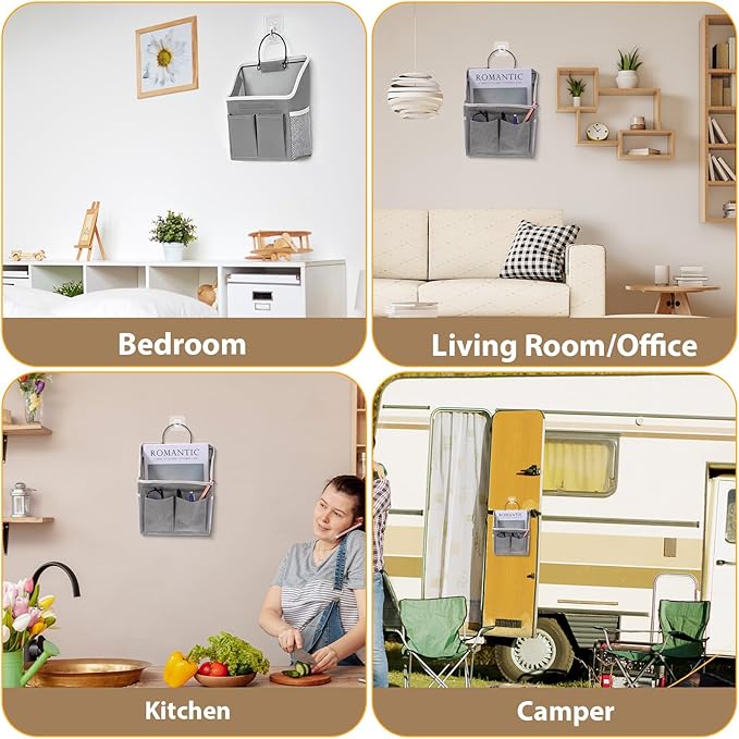 Wall Hanging Storage Bag, Hanging Storage Basket - Image 5