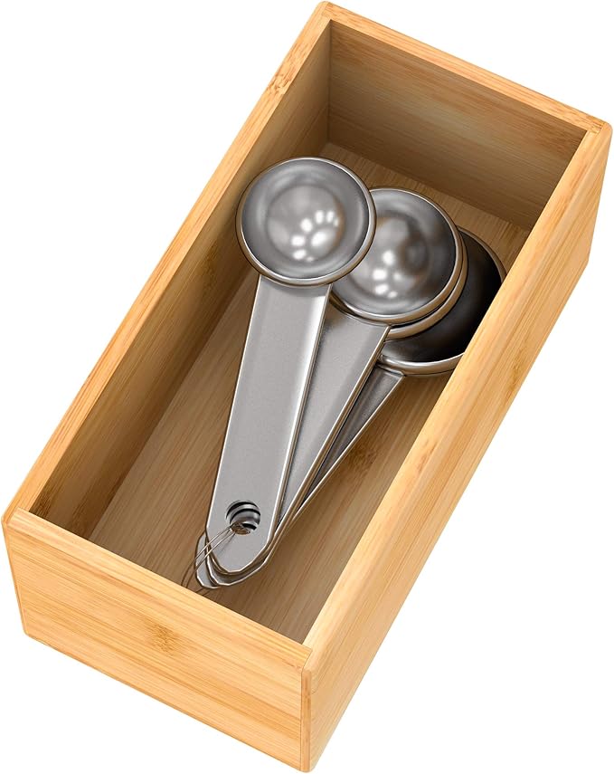 Bamboo Drawer Organizer Utensil Holder by Bambloom